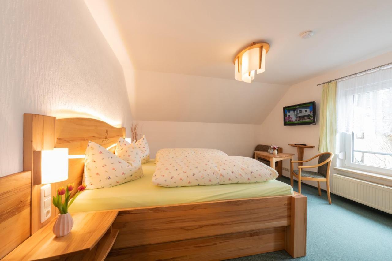 Rennsteighotel Gruener Baum Schmiedefeld am Rennsteig Luaran gambar