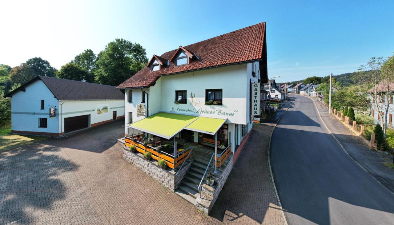 Rennsteighotel Gruener Baum Schmiedefeld am Rennsteig Luaran gambar