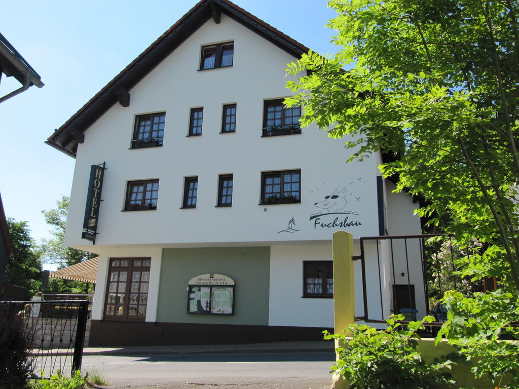 Rennsteighotel Gruener Baum Schmiedefeld am Rennsteig Luaran gambar