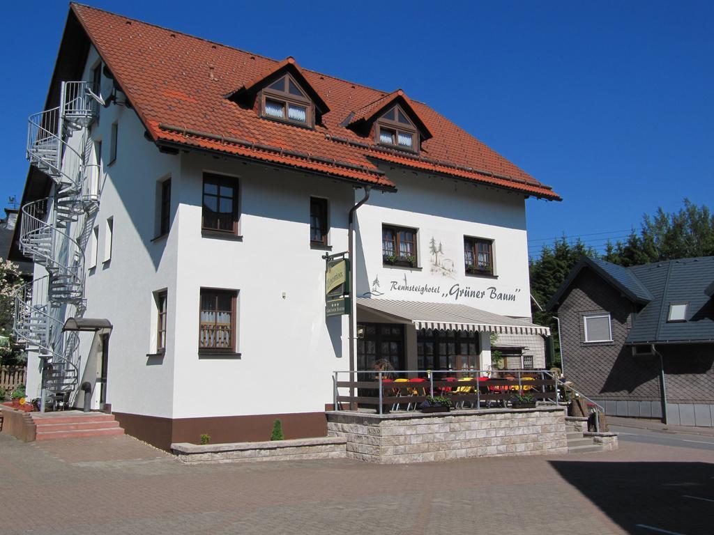 Rennsteighotel Gruener Baum Schmiedefeld am Rennsteig Luaran gambar